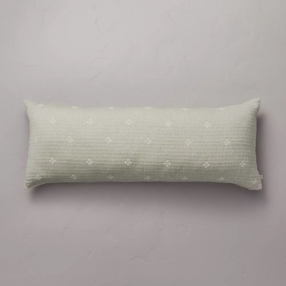 Diamond Jacquard Lumbar Bed Pillow - $31.99