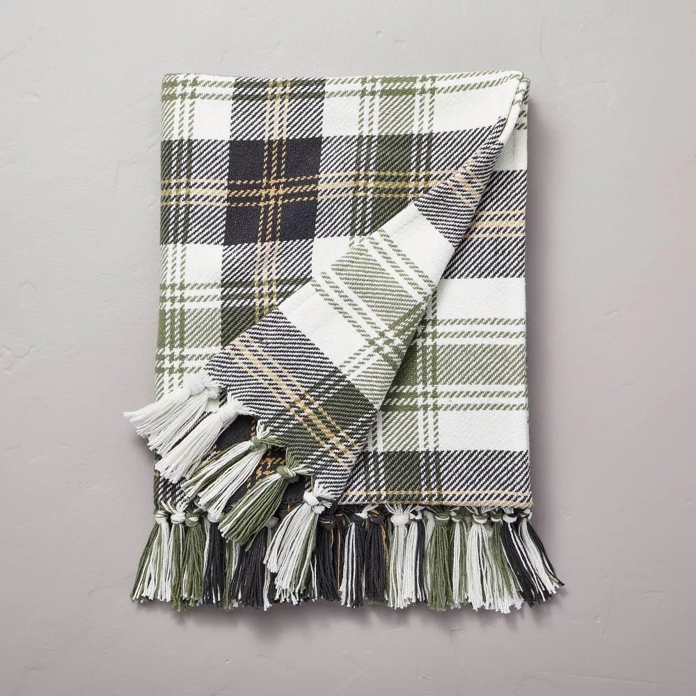 Tartan Plaid Woven Throw Blanket - $29.99