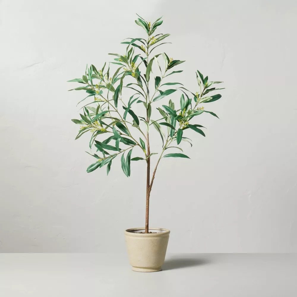 33" Faux Olive Tree - $49.99
