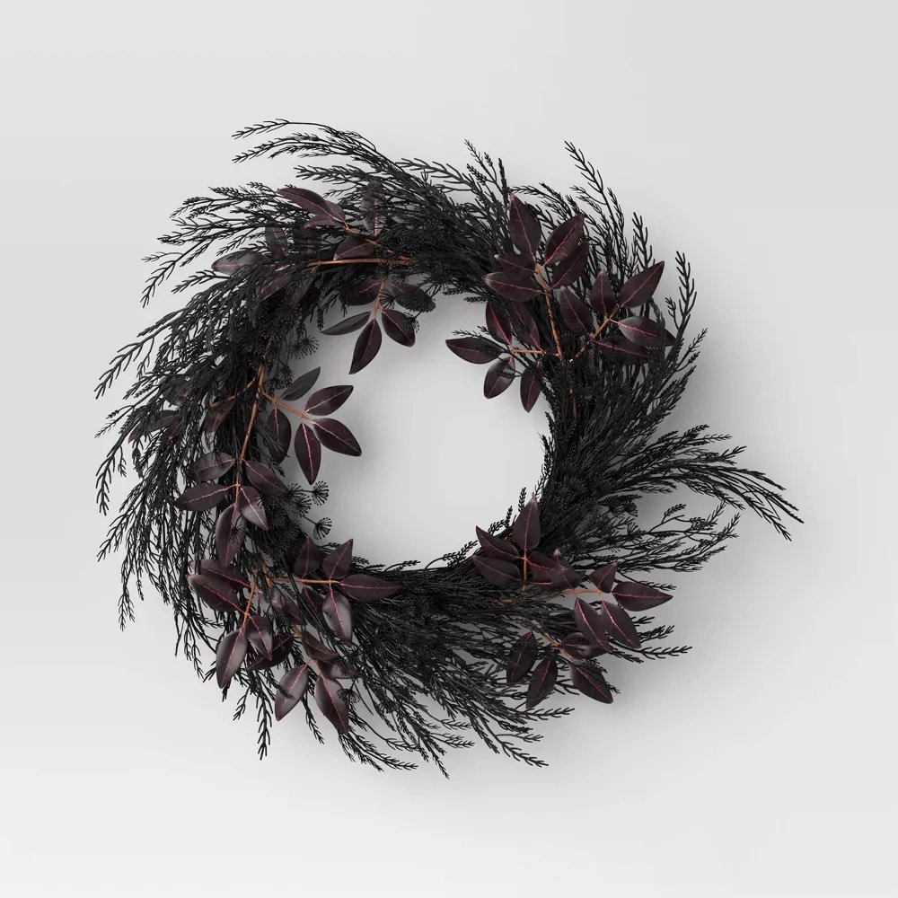 Halloween Grass and Leaf Wreath - $25 - Target