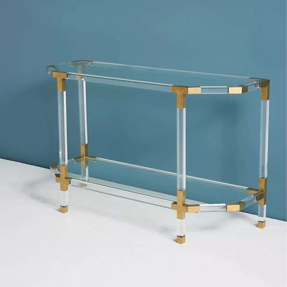 Oscarine Lucite Console - $798 - Anthropologie