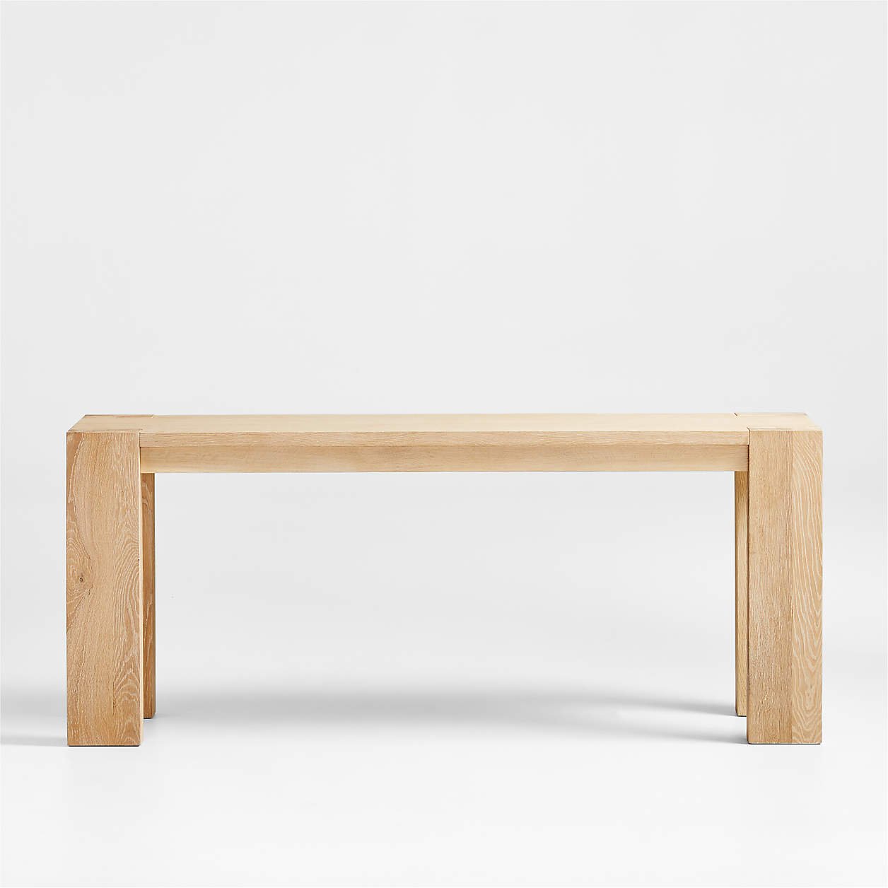 Terra 72" Natural White Oak Wood Console Table - $999 - Crate &amp; Barrel