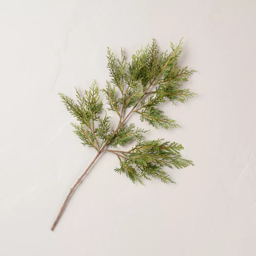 Faux Cedar Christmas Stem - $4.99