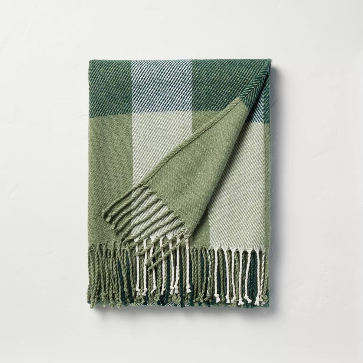 Winter Plaid Woven Throw Blanket - $19.99