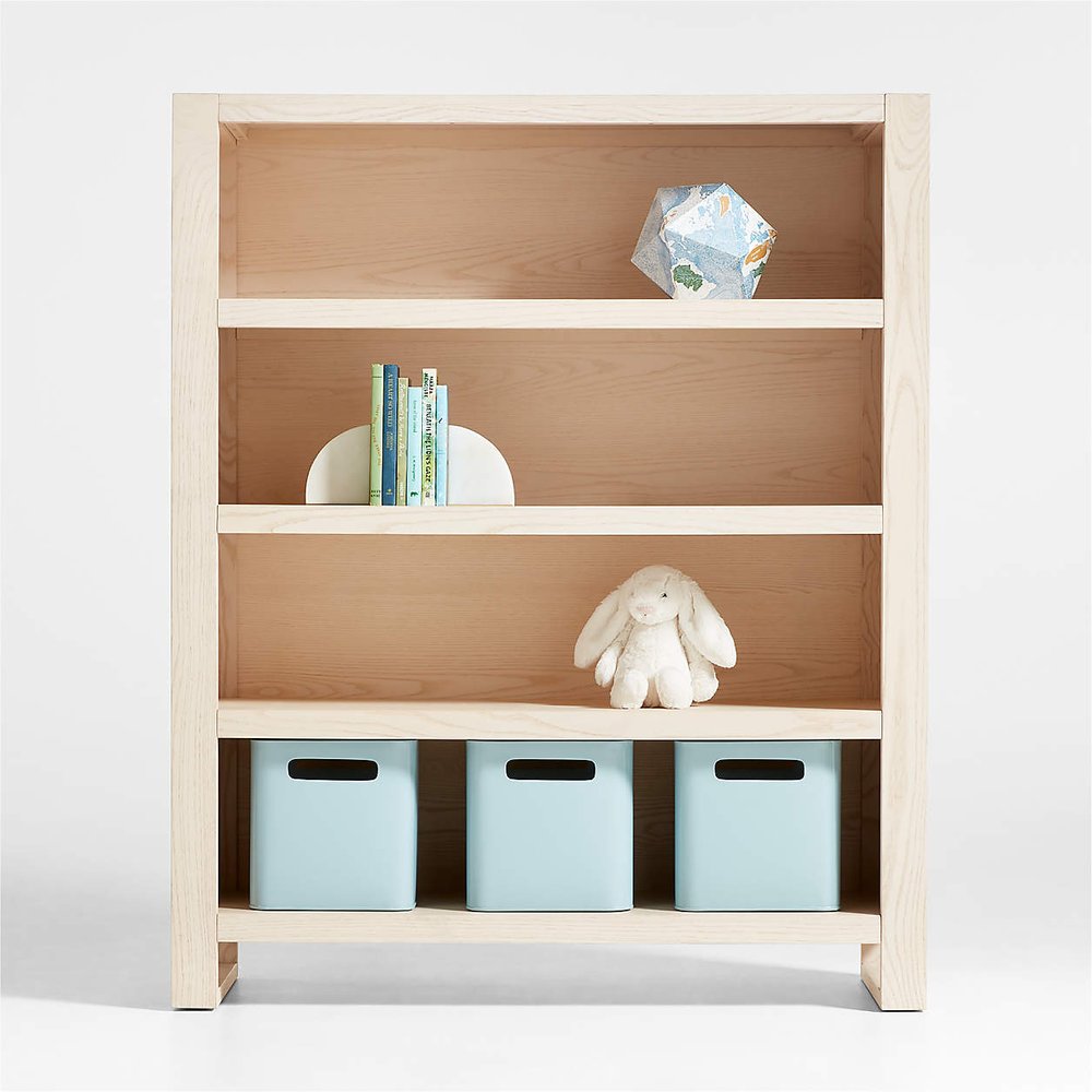 Crate &amp; Kids - $999 - Gemini Tall 4-Shelf Wood Kids Bookcase