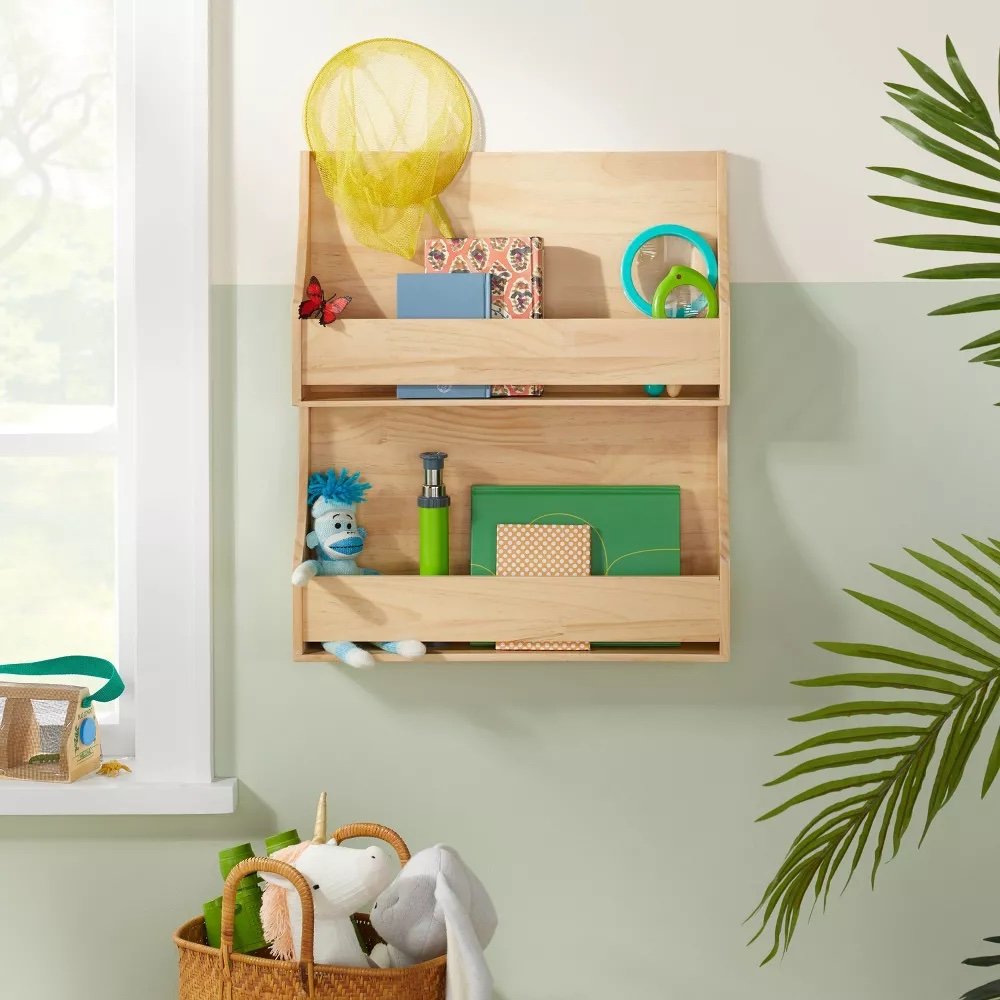 Target - $40 - 2 Tier Wood Kids' Book Shelf
