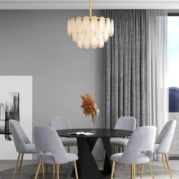 Homary - $439.99 - Cloude Modern 8-Light Tiered Cloud Glass Chandelier