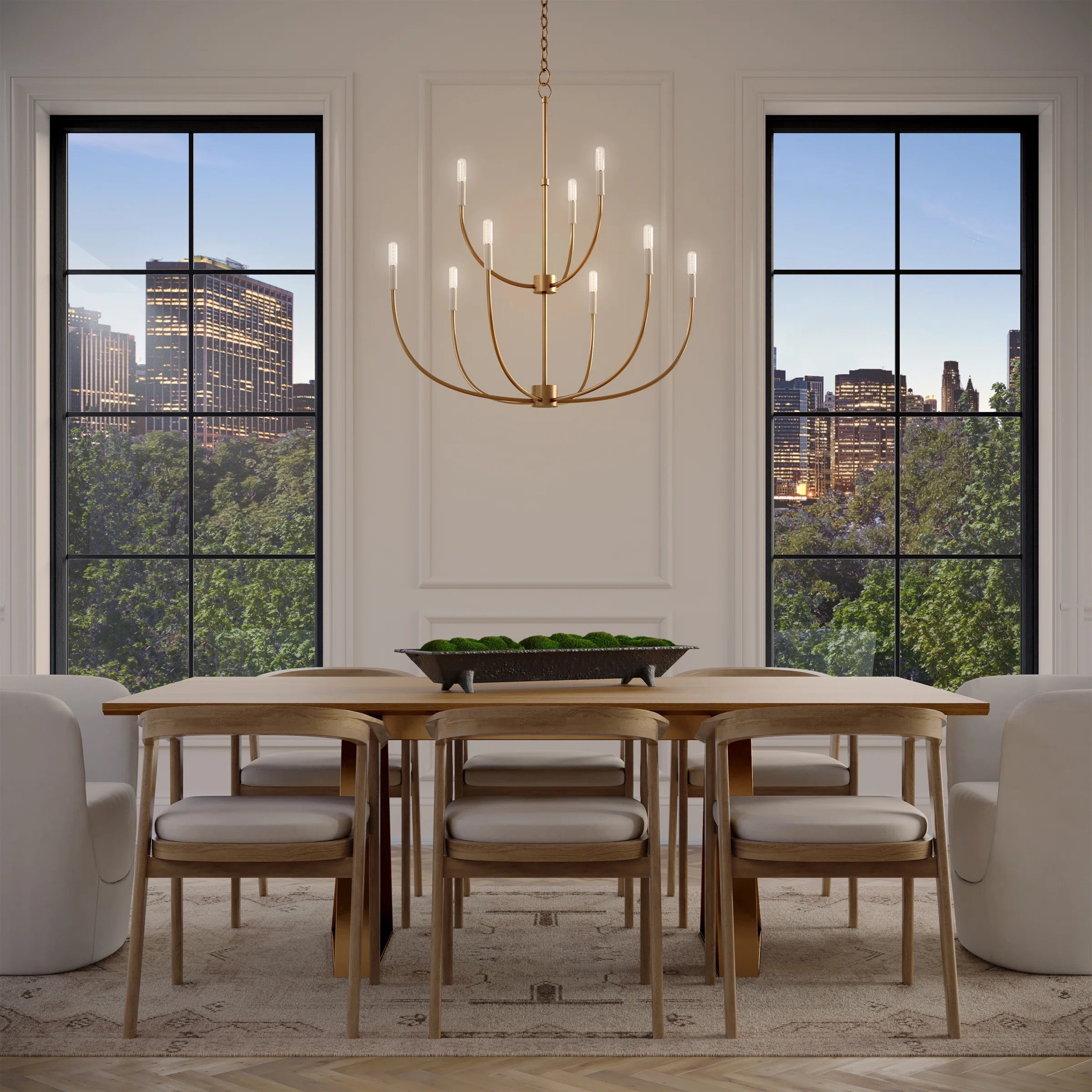 Joss &amp; Main - $247 - Kendrey 9 Light Metal Dimmable Chandelier