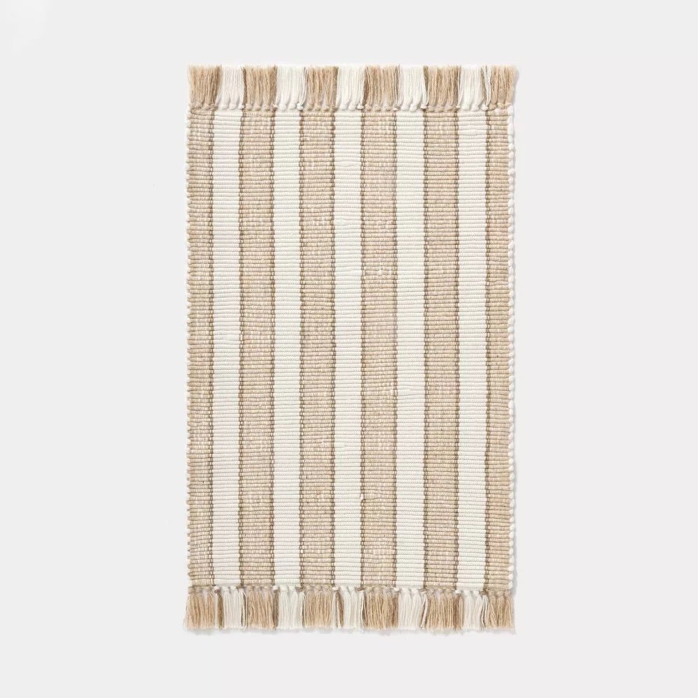Target - $20 - Handloom Striped Indoor/Outdoor Accent Rug