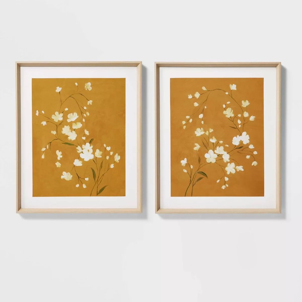 Target - $80 - Floral Spring Framed Wall Art