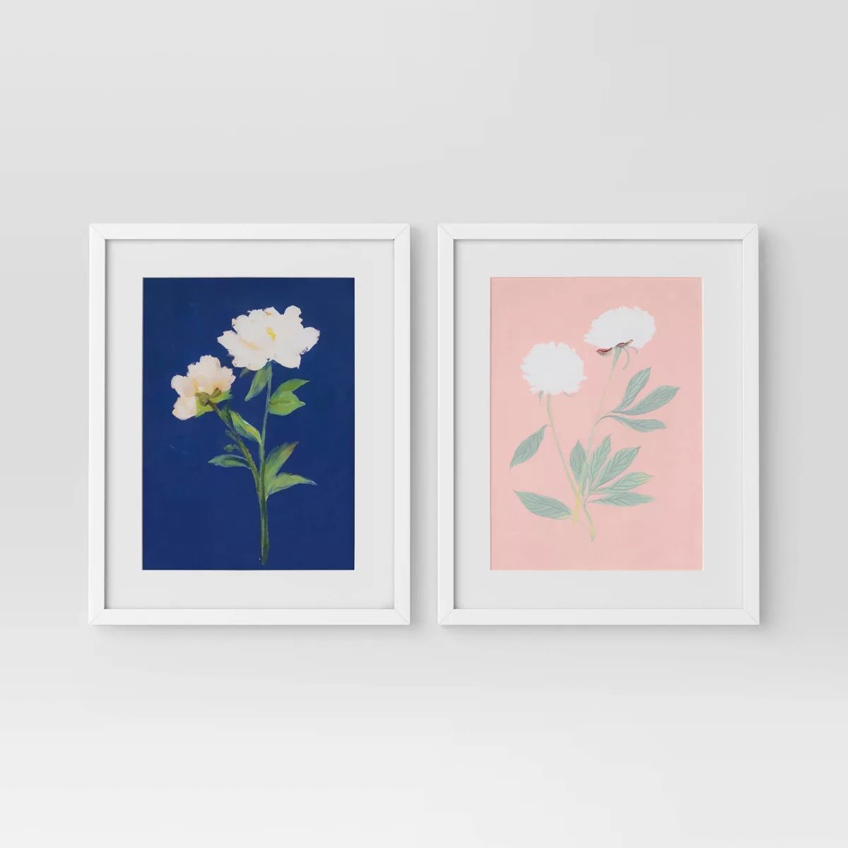 Target - $50 - 'Pink and Blue' Floral Framed Posters