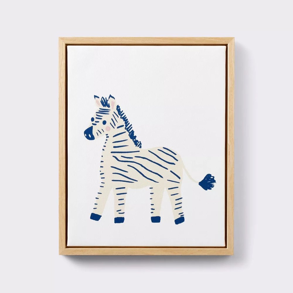 Target - $14.99 - Framed Canvas Animals - Zebra