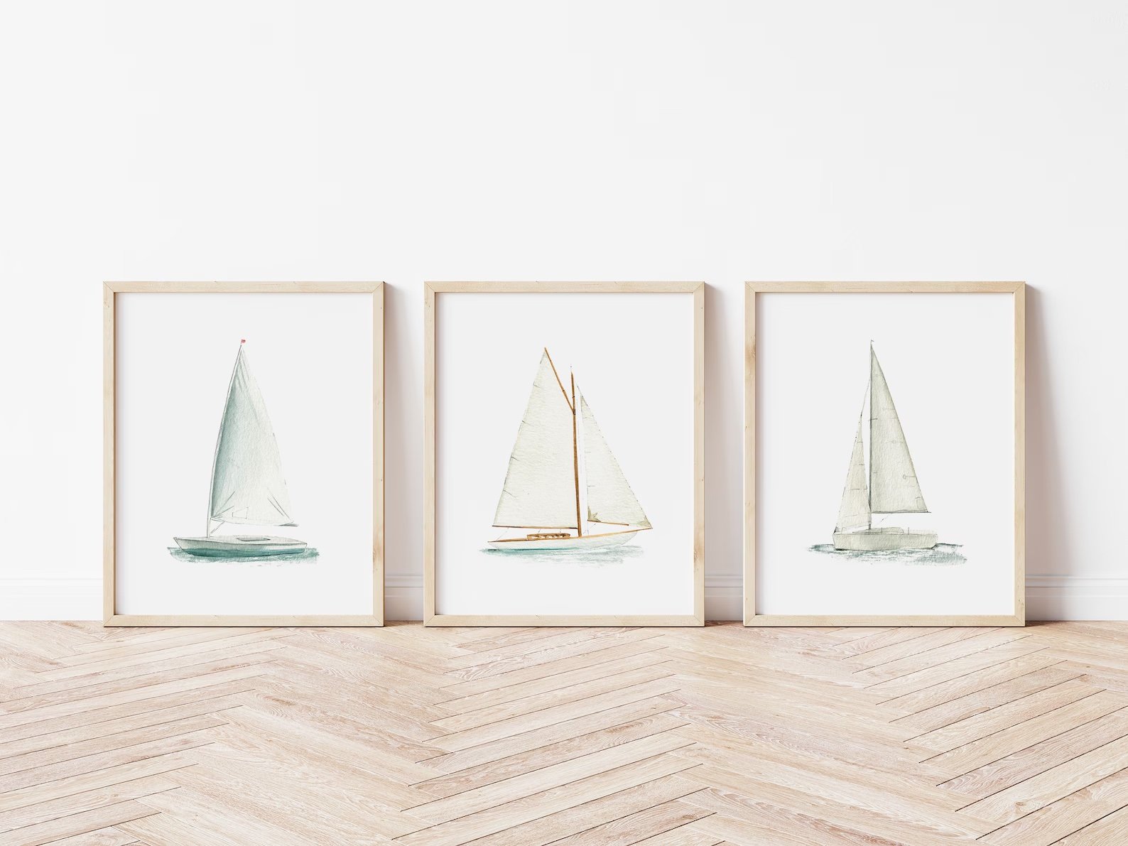 Etsy - $21.60 - Sailboat Nautical Art Prints