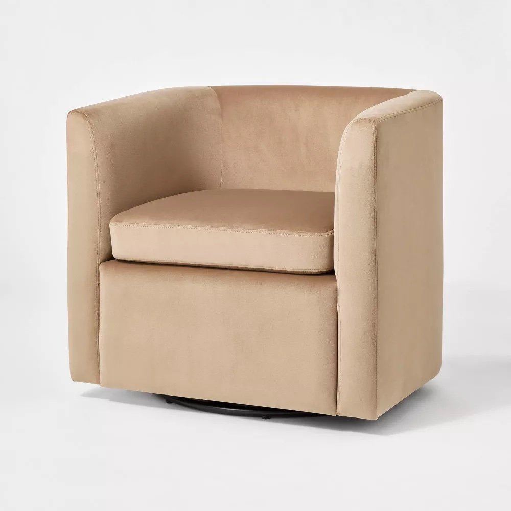 Target - $350 - Vernon Upholstered Barrel Swivel Accent Chair