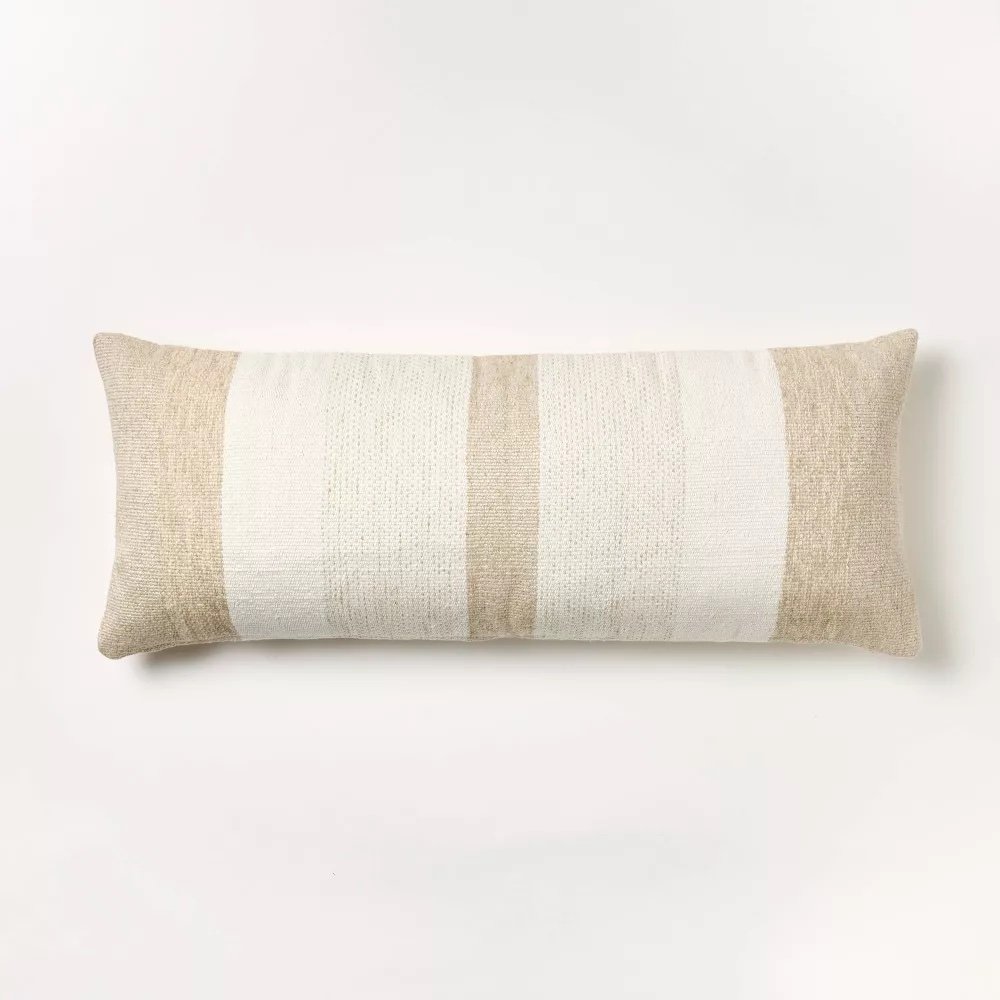 Target - $35 - Oversized Woven Lumbar Throw Pillow