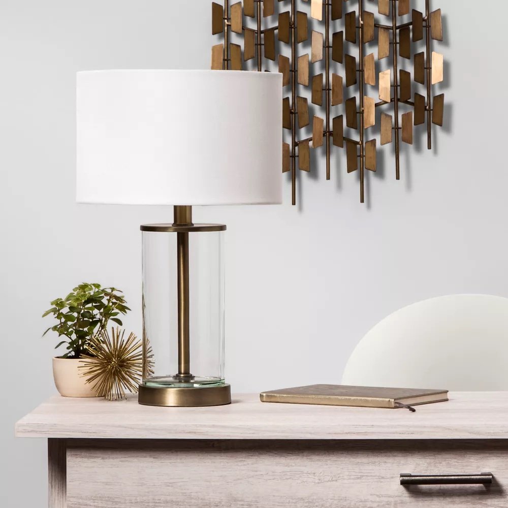 Target - $40 - Fillable Accent with USB Table Lamp
