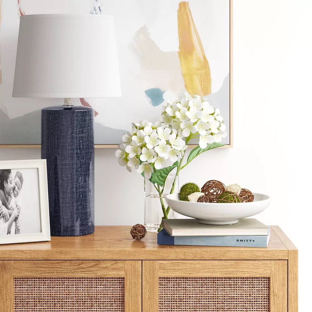 Target - $42 - Linen Textured Ceramic Large Lamp Base