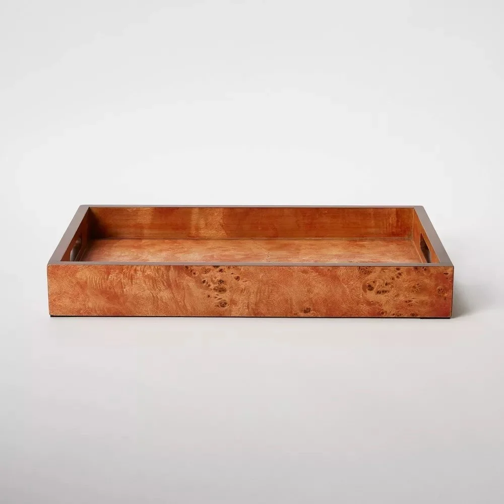Target - $29.75 - Burl Wood Tray
