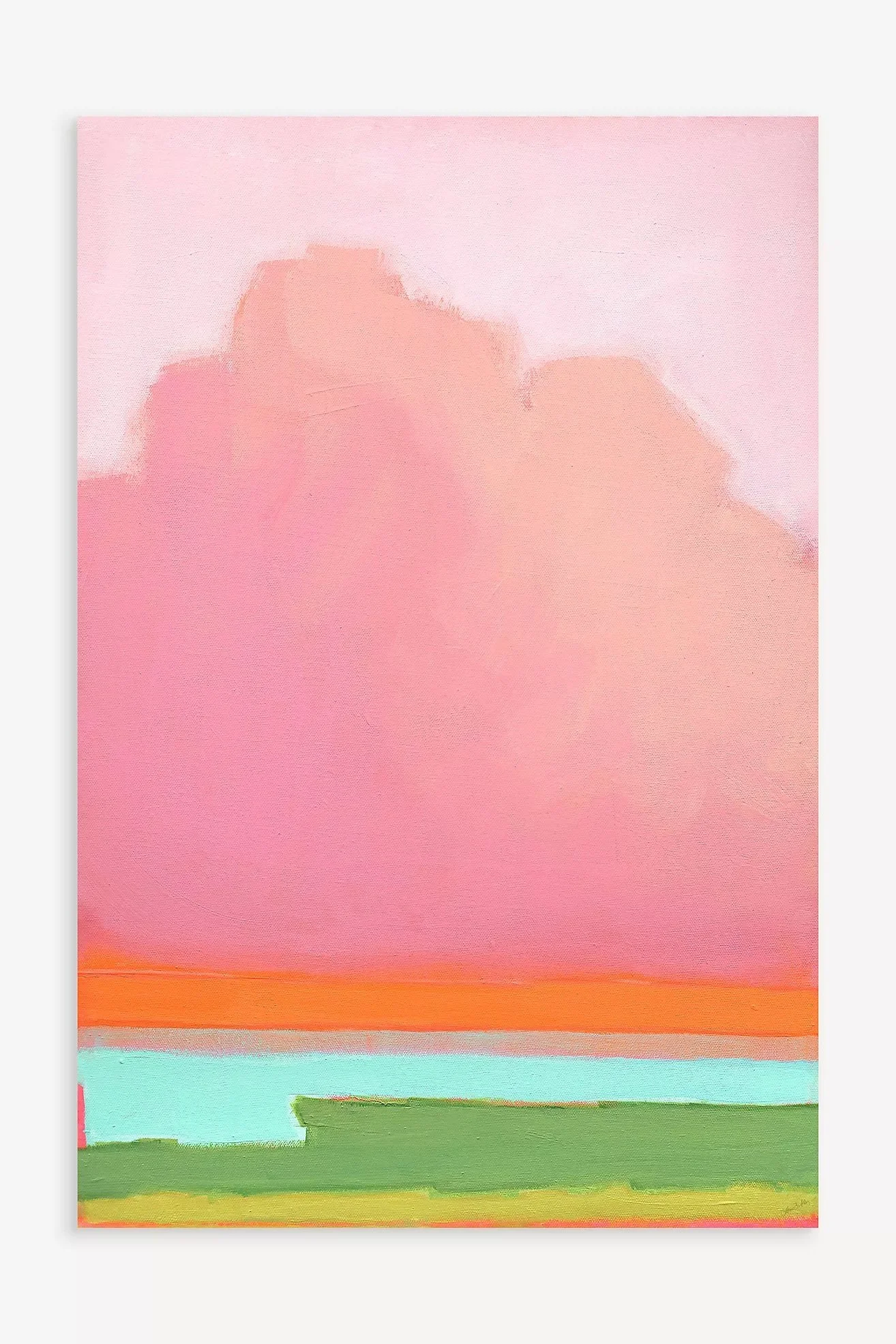 Anthropologie - $1,158 - Pink Sky in the Evening Wall Art