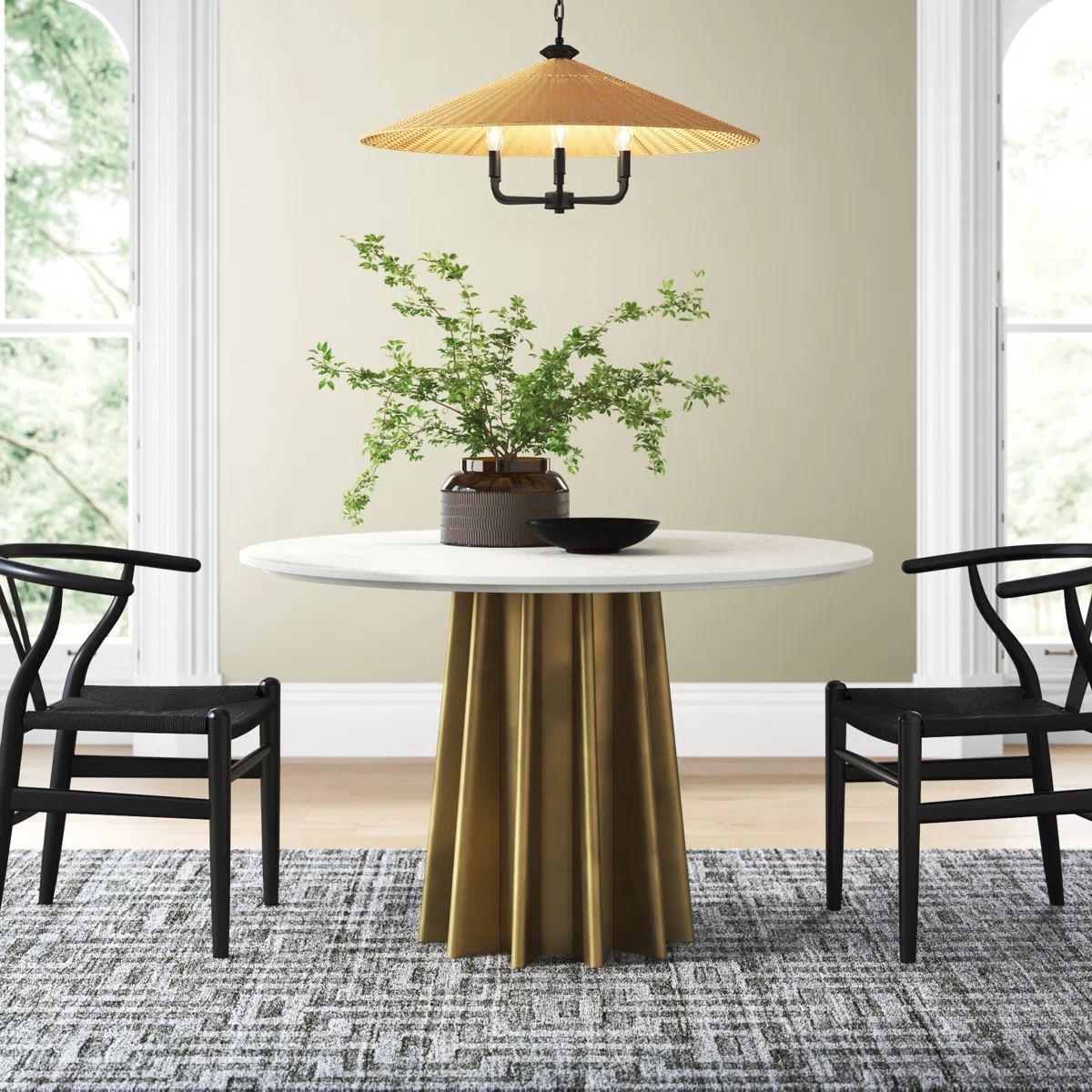 Joss &amp; Main - $2,498 - Premont 47'' Round Marble Dining Table