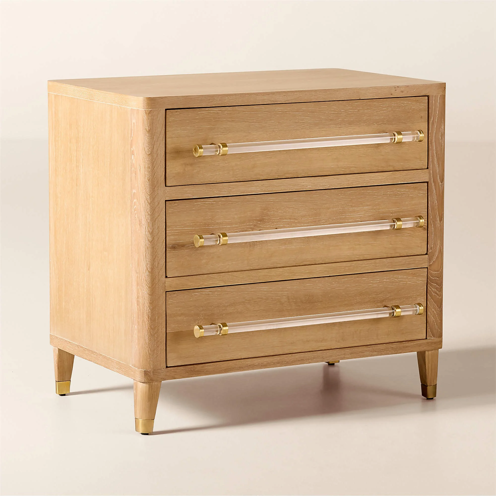 CB2 - $999 - Probst 28" Oak 3-Drawer Nightstand