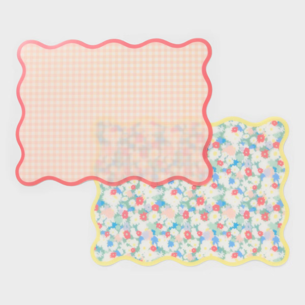 Target - $5 - 2pk Gingham and Floral Placemat