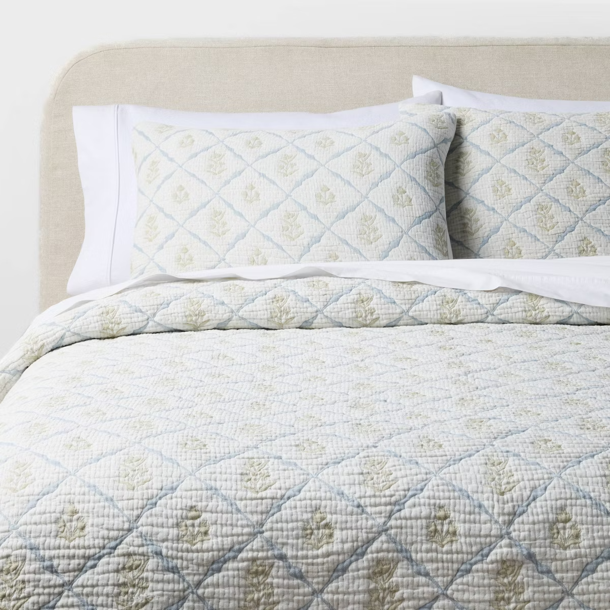 Target - $79 - 3pc King Reversible Lightweight Matelasse Quilt and Shams Set