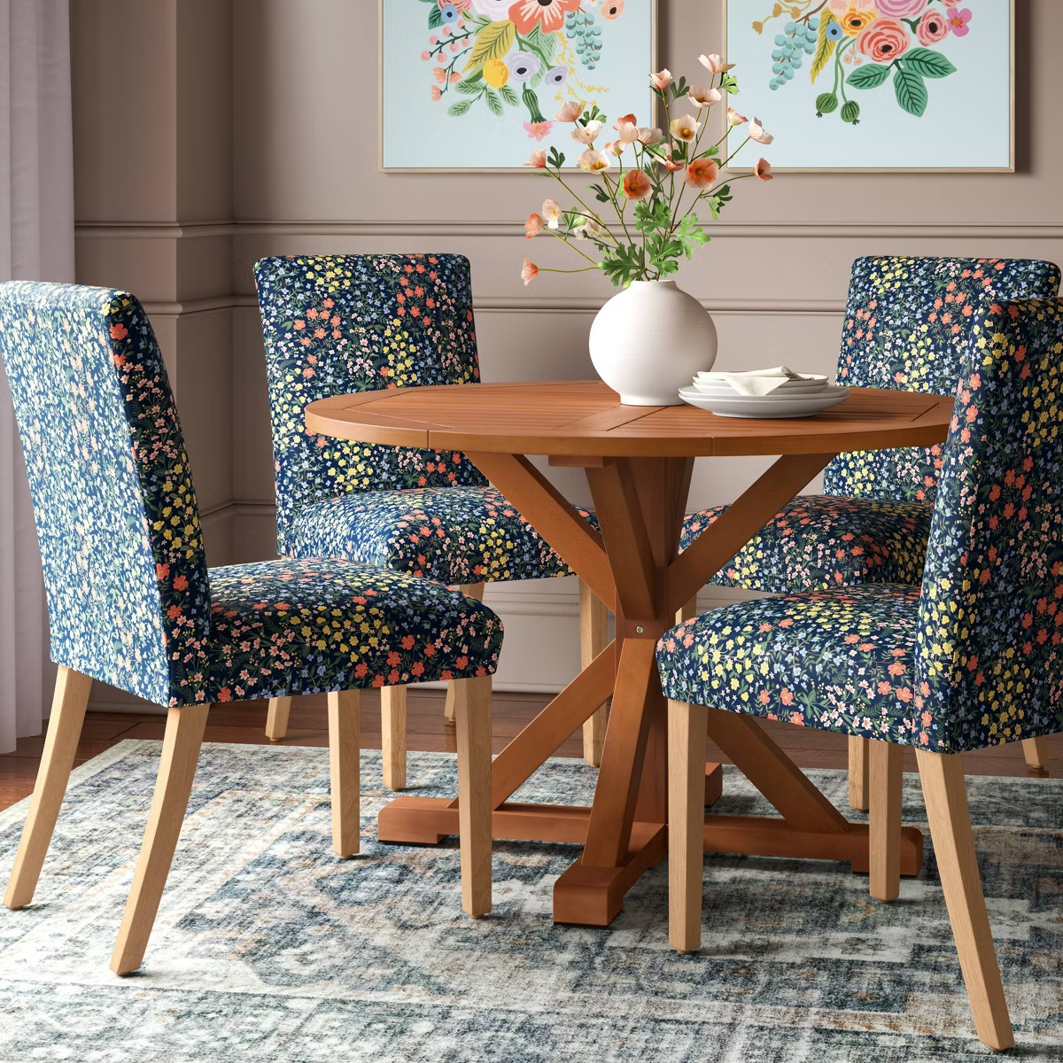 Target - $290 - Rifle Paper Co. x Target Mayfair Armless Dining Chair