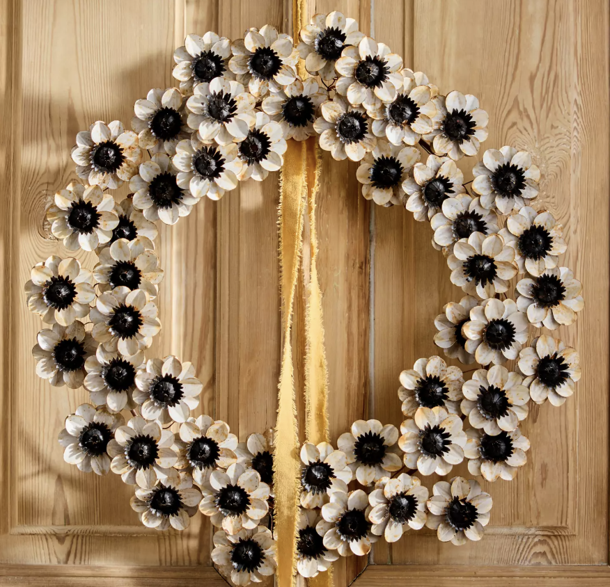 Anthropologie - $148 - Anemone Iron Wreath