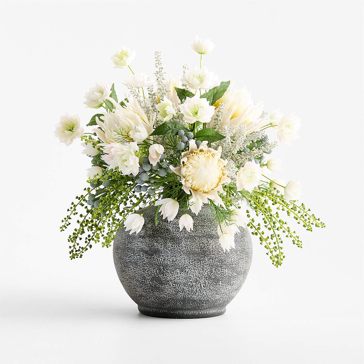 Crate &amp; Barrel - $49.95 - Faux Artichoke Flower Bouquet