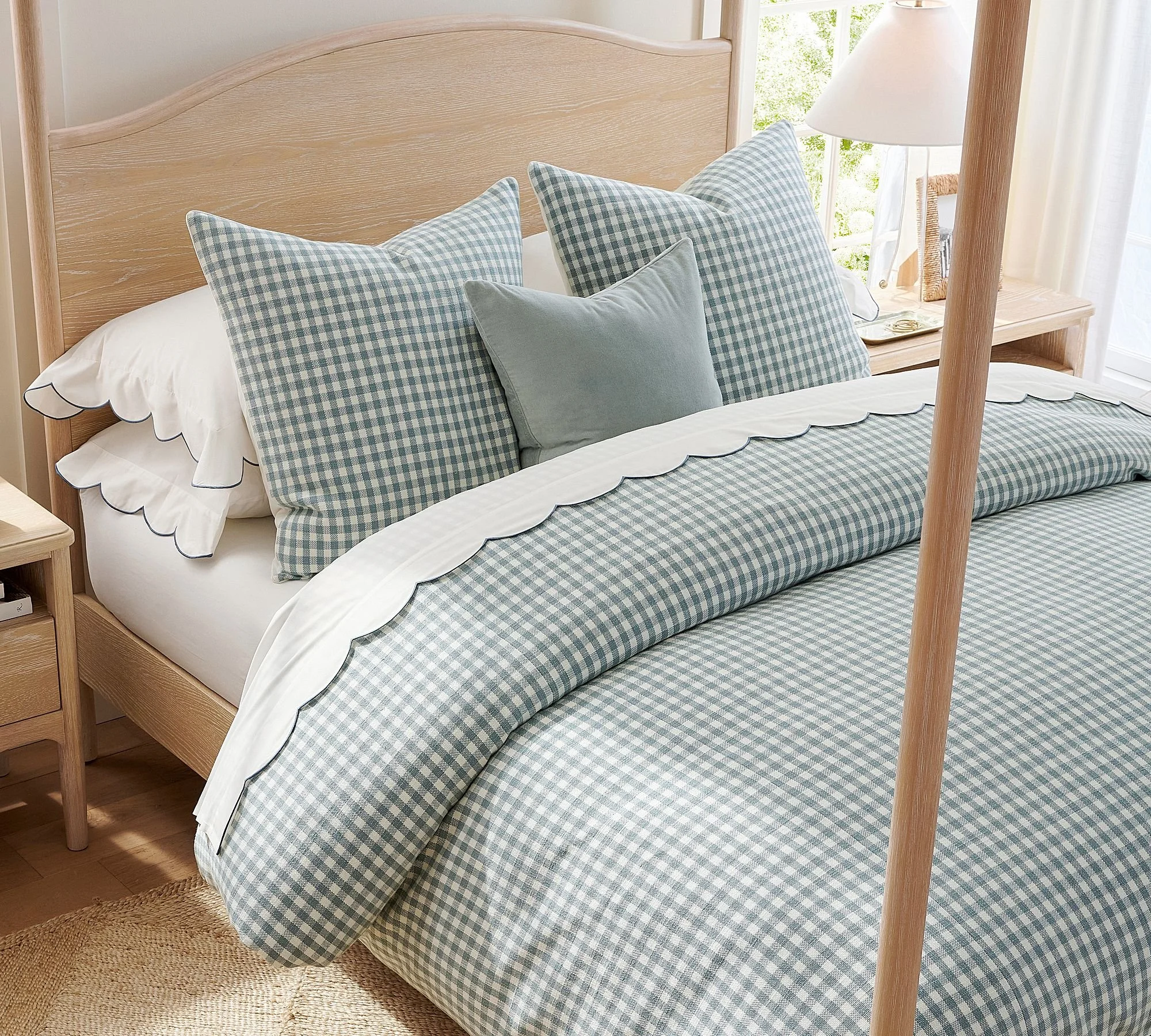 Pottery Barn - $249 - Blaine Check Duvet Cover
