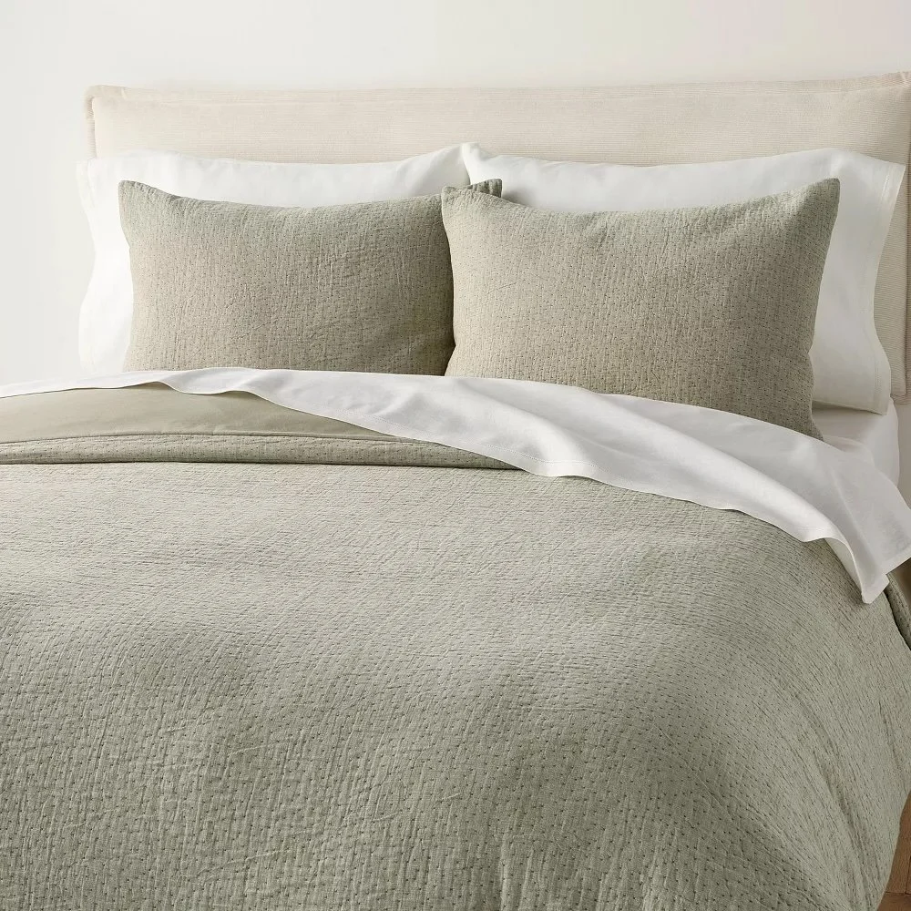 Target - $89.99 - Gauze Stitch Pin Dot Duvet Cover Set