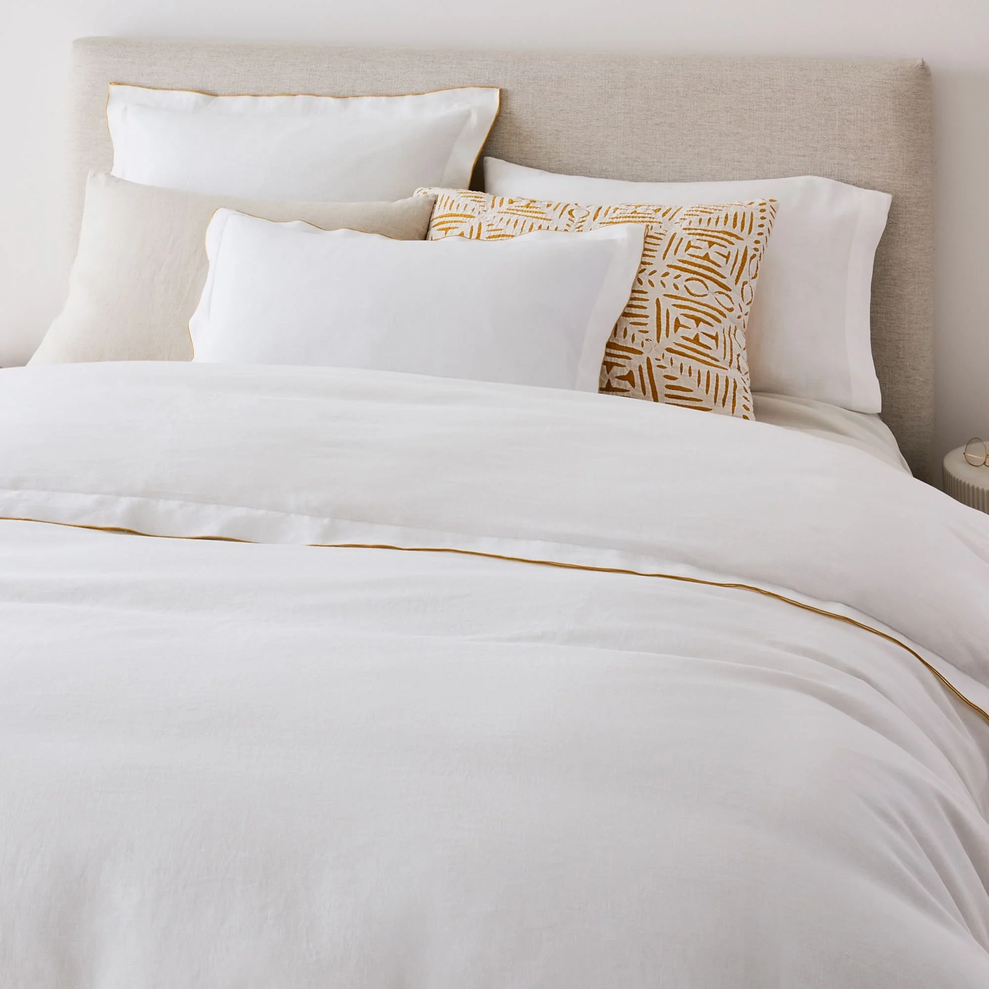 West Elm - $289 - European Flax Linen Merrow Edge Duvet Cover