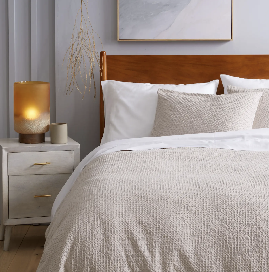 Quince - $109.90 - Organic Luxe Honeycomb Duvet Cover