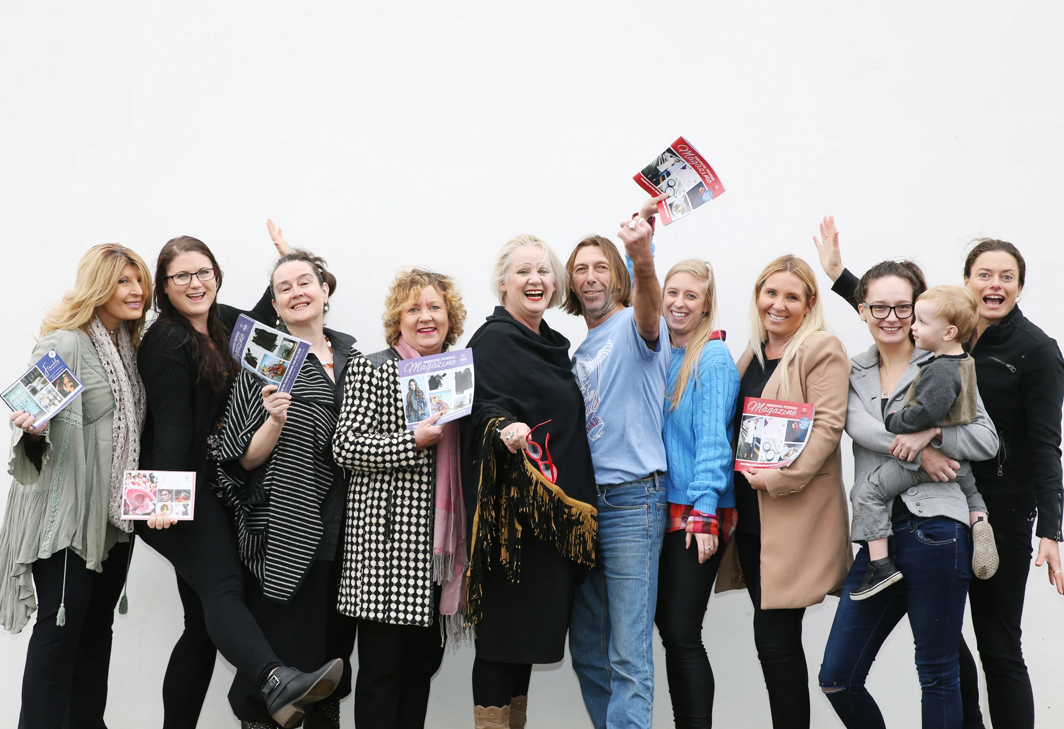 Left to Right: Anna, Georgiou, Kate Sears, Liz Rogers, Belinda Scott, Lisa Walton, Archie Mitchell, Molly Mitchell, (Chendelle Kolasa now living in Mackay), Jasmine Forecast with Connor and Tanya Fry. Belinda Timmerman not in pic.