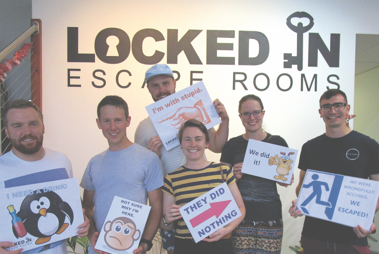 Locked in Escape Rooms Challenge yourself and your closest friends this winter at Locked in Escape Rooms.