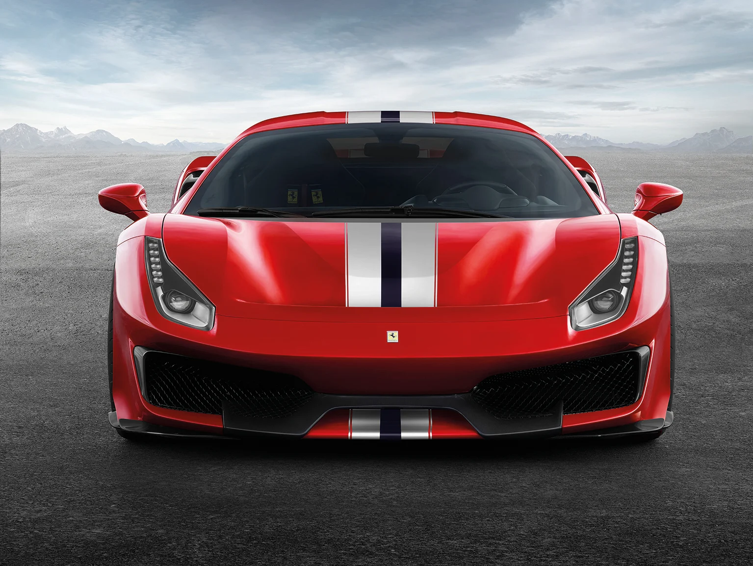 Ferrari’s 488 Pista is fitted with the most powerful V8 engine in the company’s history.
