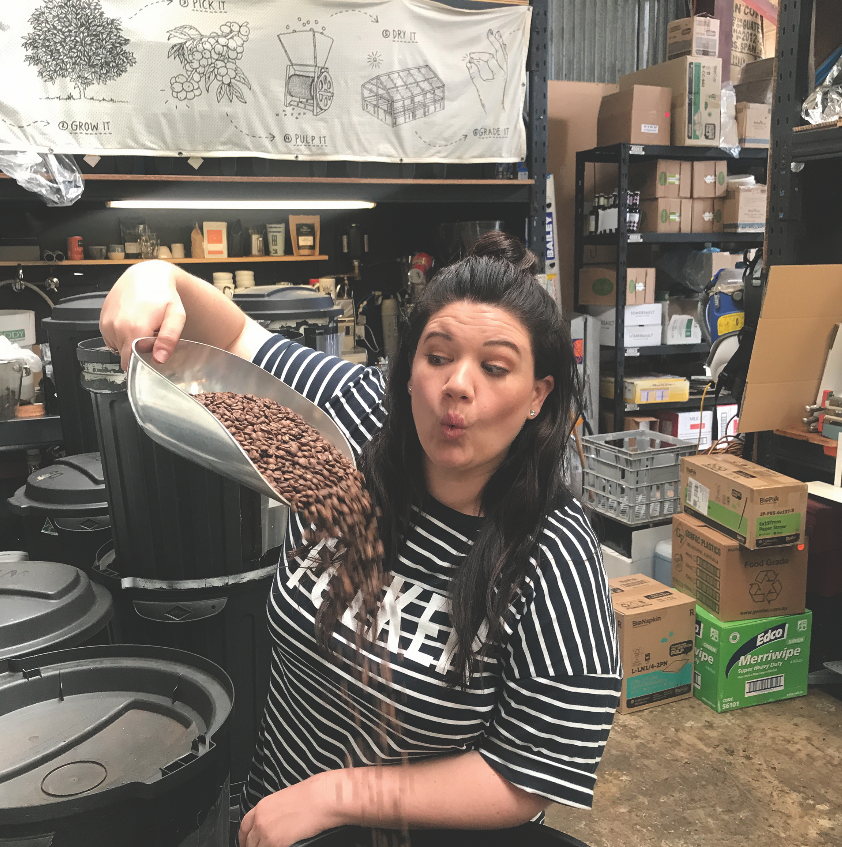 Tanya Hennessy at Commonfolk Coffee