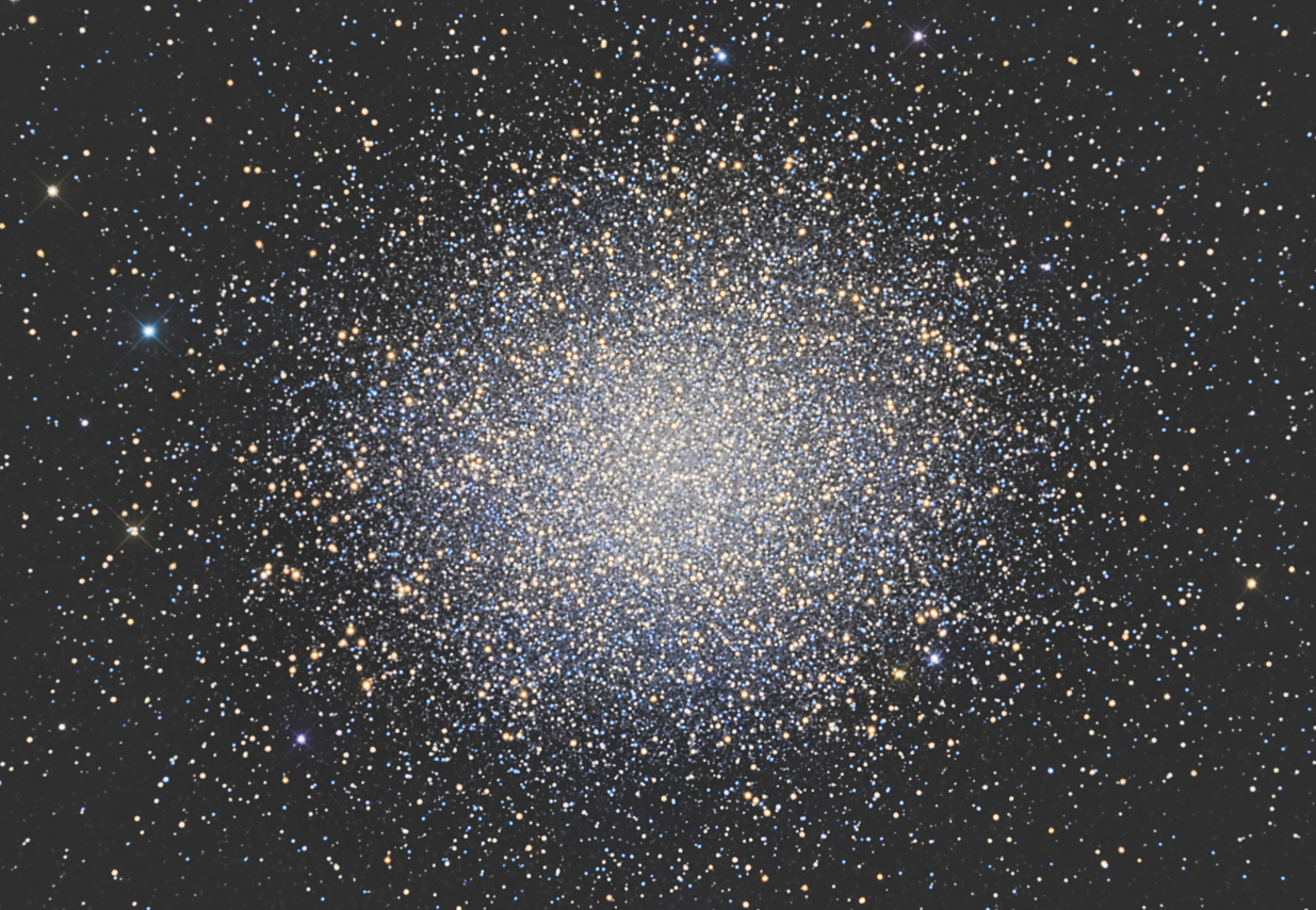 Omega Centauri is the largest globular cluster in the Milky Way.  Photo courtesy NASA
