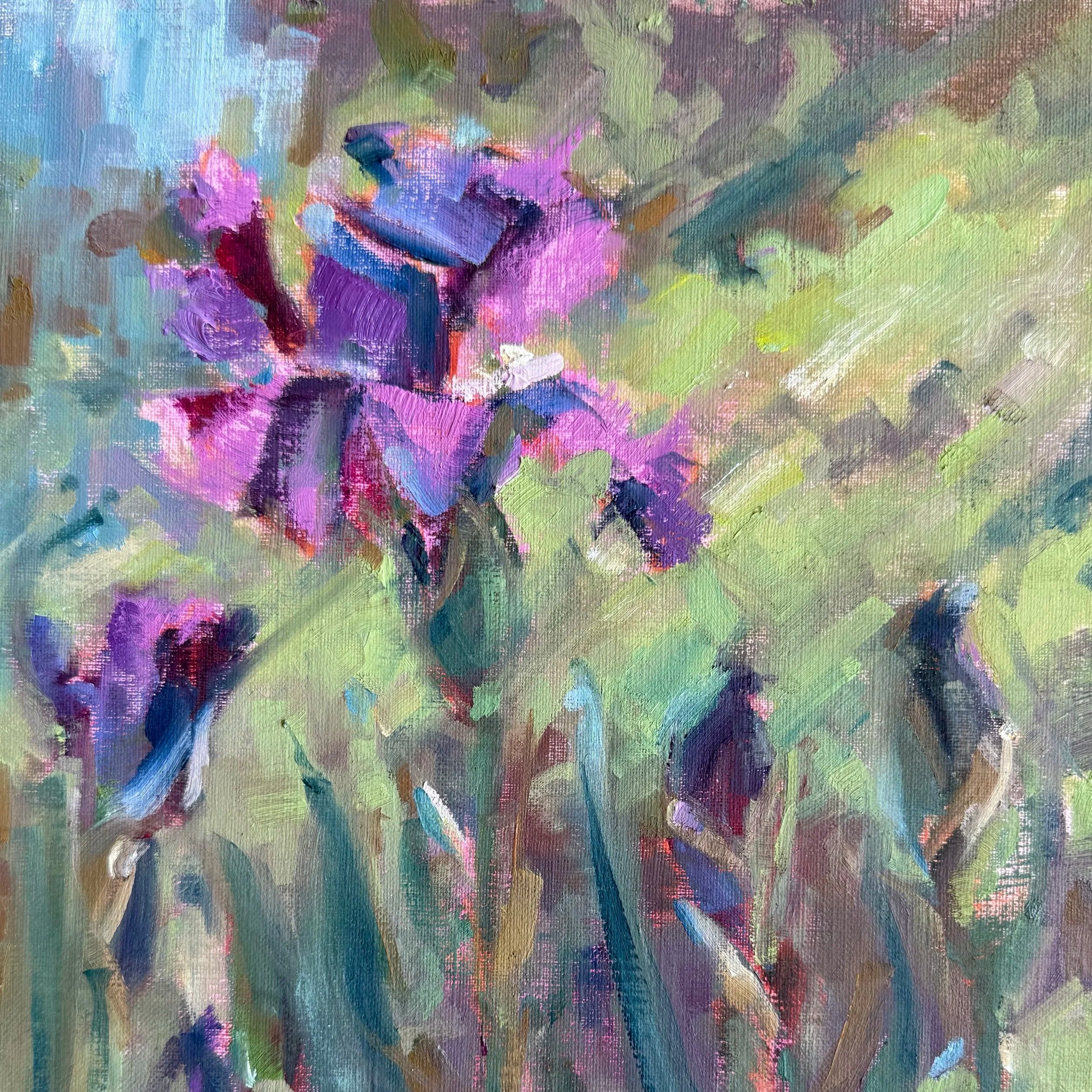Iris in the Blue