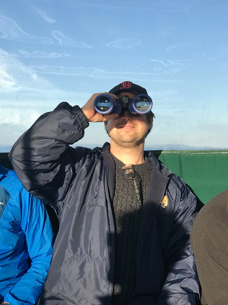 Erik checks out the sea lions