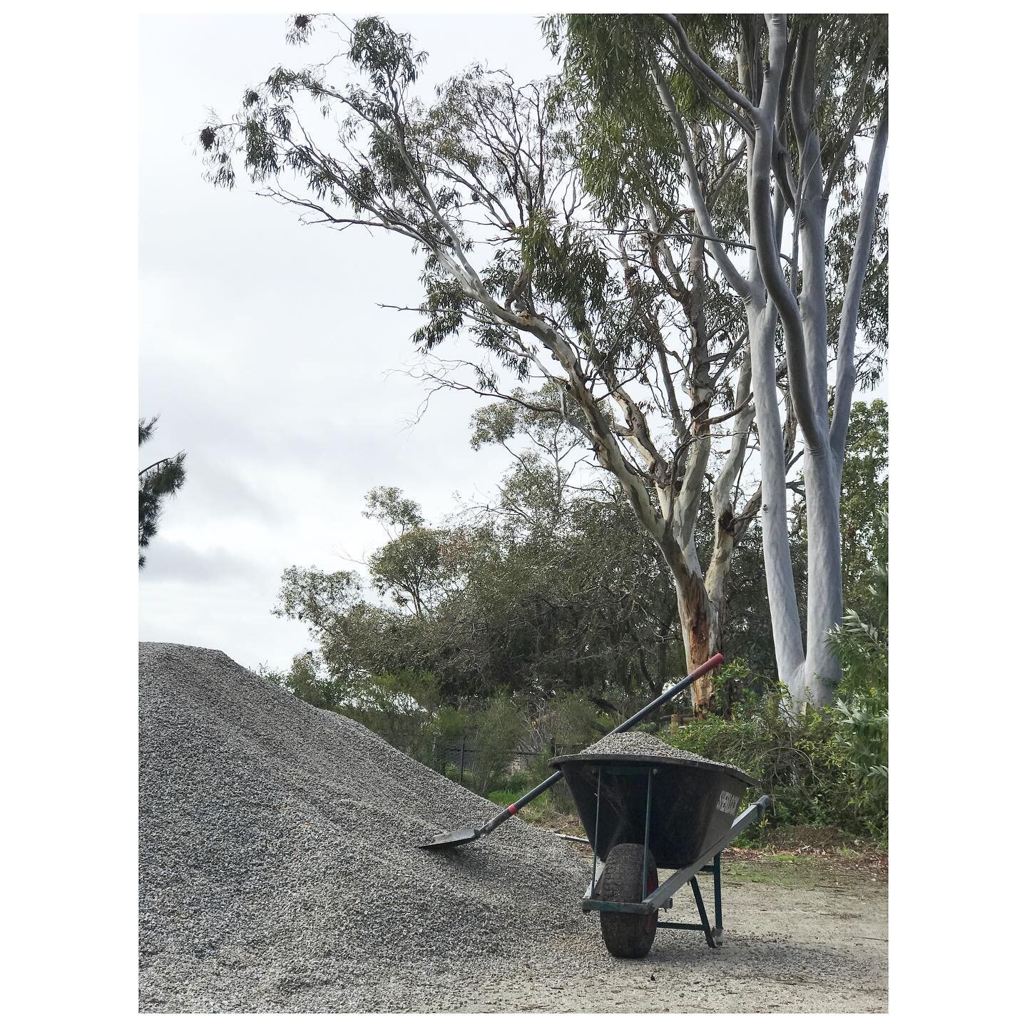 Only 20 tonne to go.....gravel for the garden paths and vegetable garden at Ko Warra Homestead. 
. 
.
.
.
.
.
.
#kowarrahomestead #architects #heritagearchitecture #countryarchitecture #countryarchitect #interiordesign #akhdesigns #designer #interior
