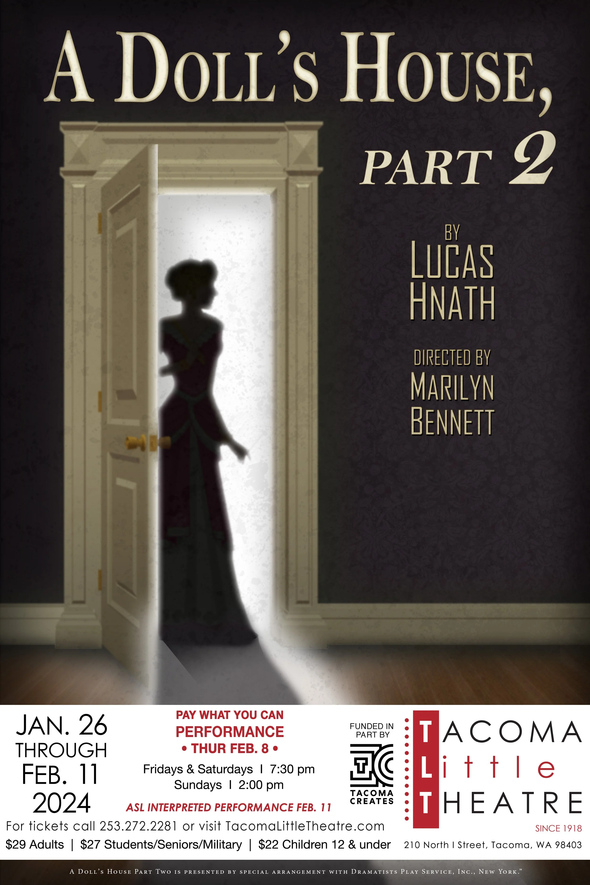 A DOLL'S HOUSE, PART 2 — Tacoma Little Theatre