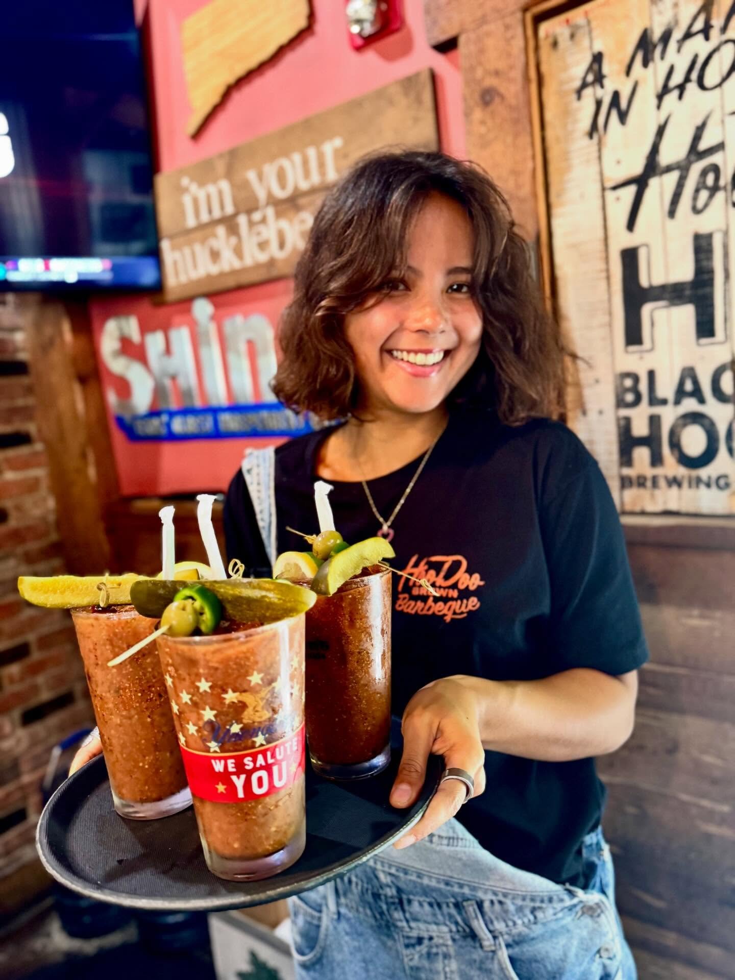 We often say start your day th hoodoo way, but let&rsquo;s raise the stakes, start your year with a drink better than beer, our Bloody Trinity Mary. I mean it is #nationalbloodymaryday after all. Kick of your New Year&rsquo;s resolution of eating bet