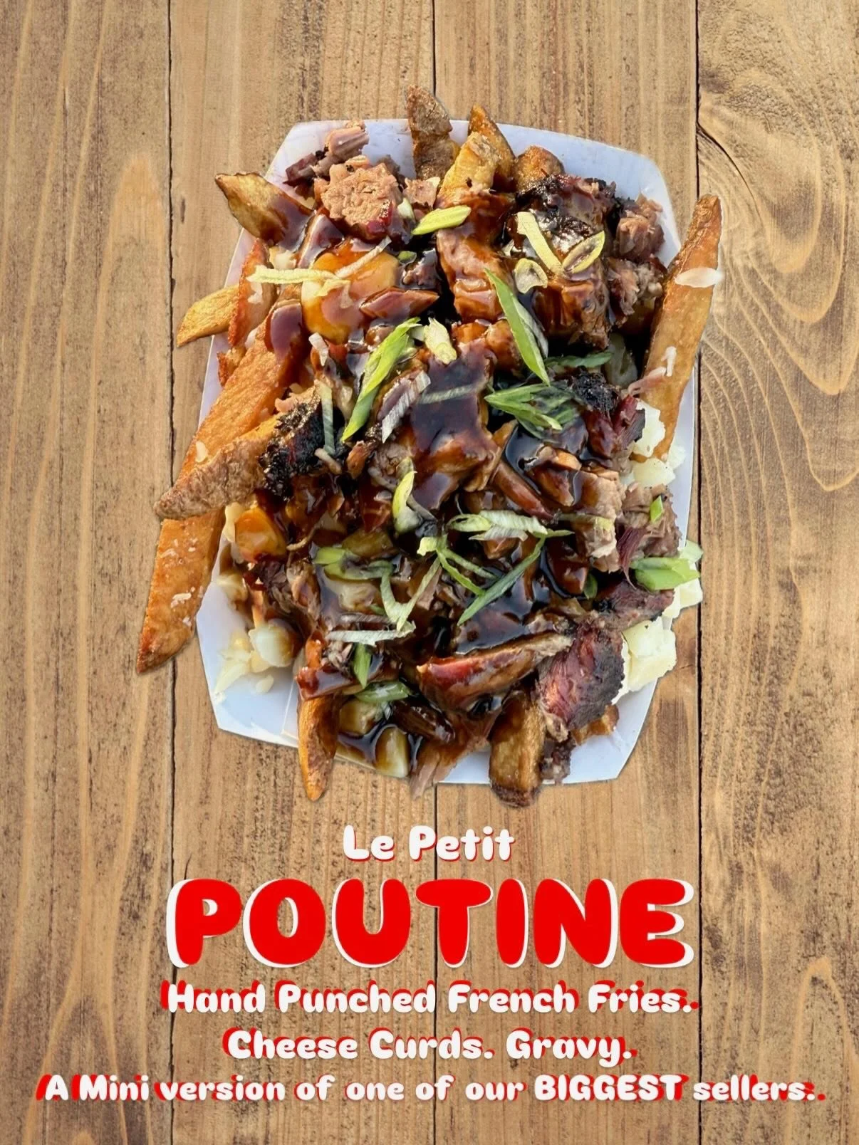It&rsquo;s restaurant week! So we are rolling out a couple small versions of some customer favorites. Le petit poutine and the mini trinity. Enjoy! #restaurantweek #hoodoobrown #bbq