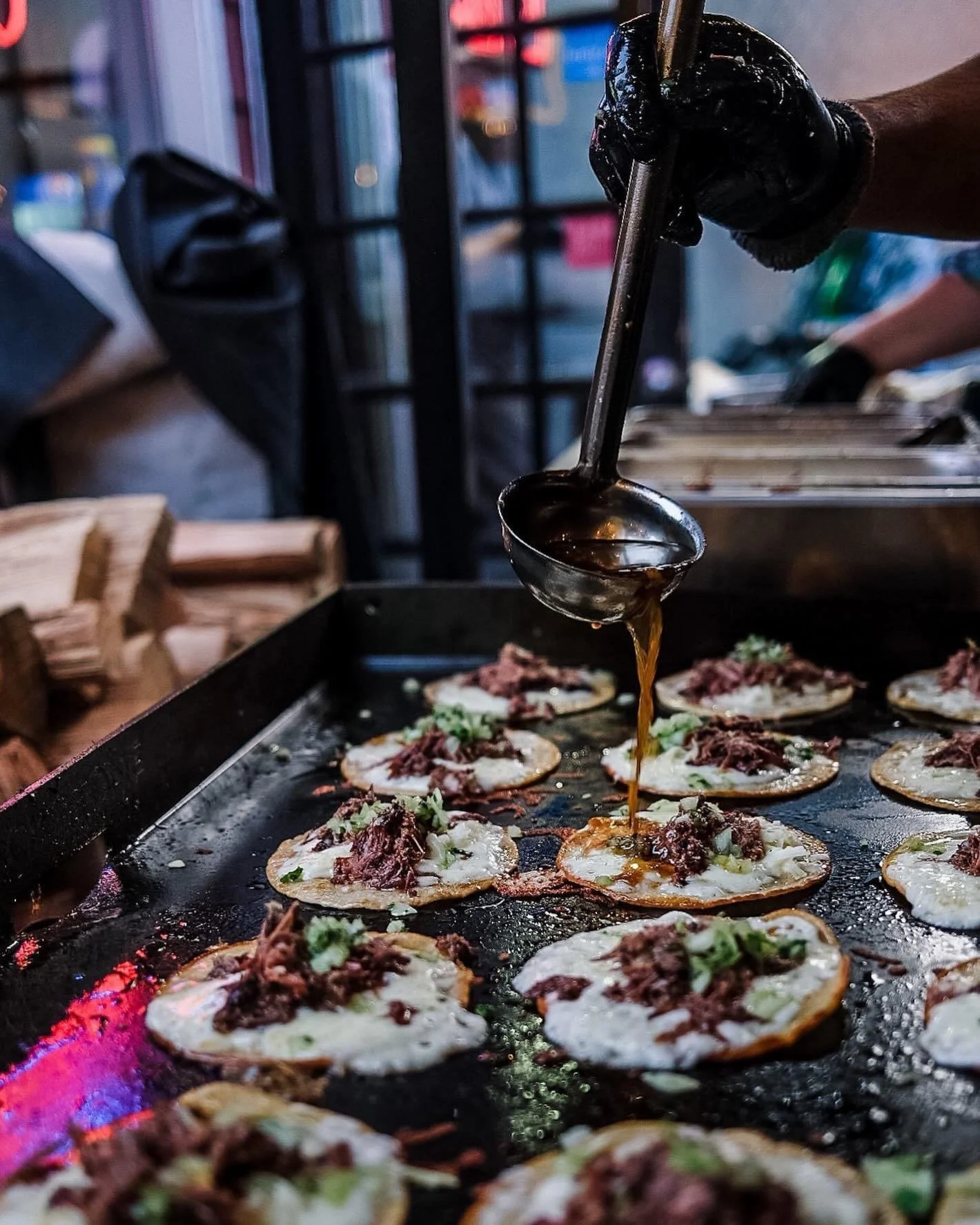 The Birria is Back. May the fourth be with you, as we prepare to bring back a fan favorite, QuesaBirria Tacos for Cinco de Mayo. Slow smoked, and stewed in a rich consomm&eacute;, with melted Oaxaca cheese, cilantro and onions. Dining room opens at 4