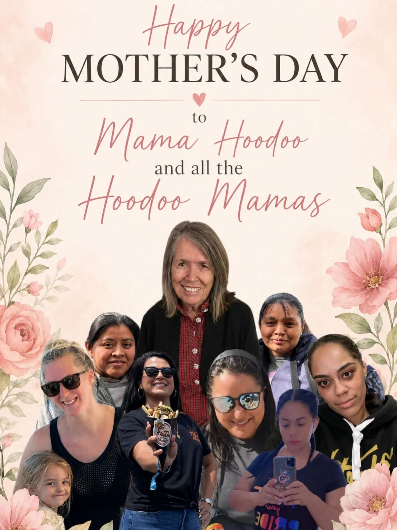 Happy Mother&rsquo;s Day to Mama Hoodoo and all of our other Hoodoo Mamas. Stop what you are doing right now and text your mom you love her. Today we celebrate the women Hoo made us the people we are today, mothers are the world&rsquo;s most importan