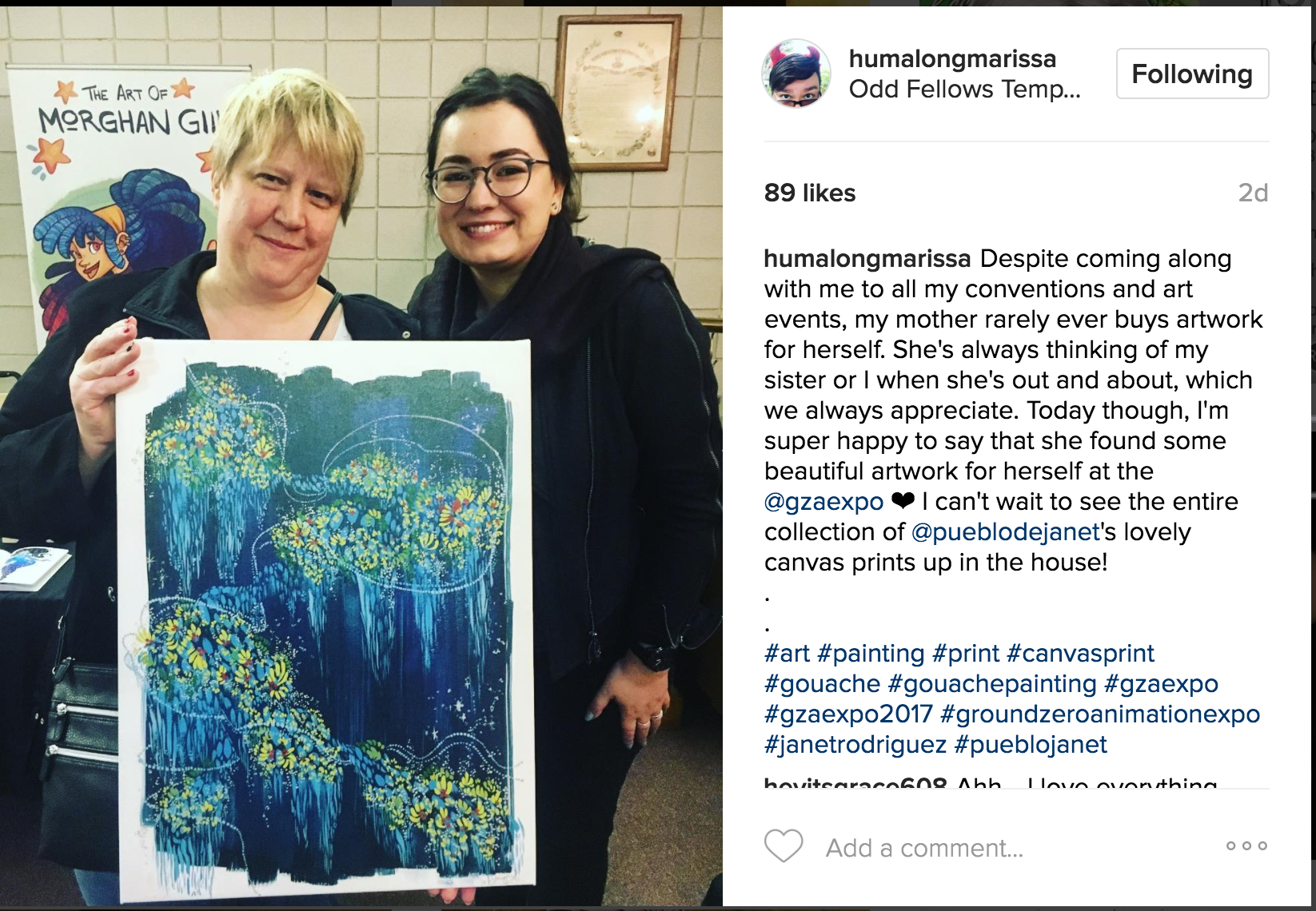 MY CANVAS PRINTS SOLD!!!!She was my first customer :)