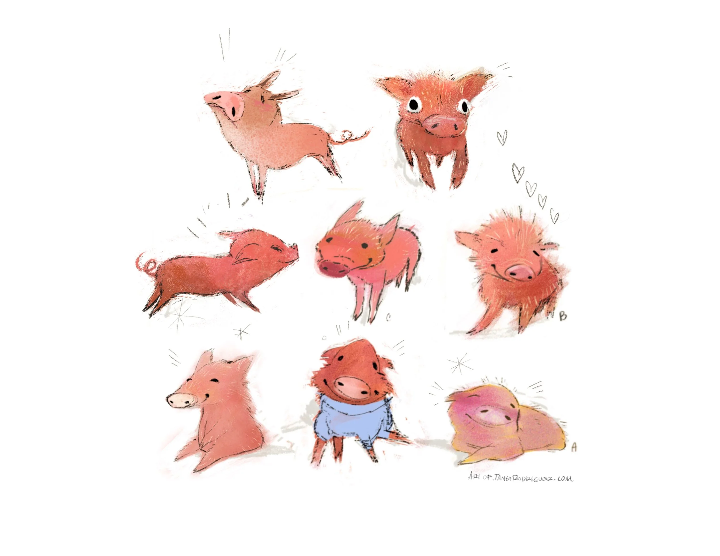 Piggies_Watercolor_JanetRodriguez.JPG
