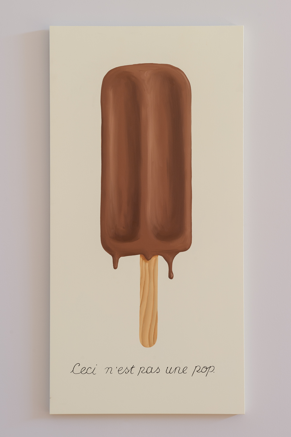 The Treachery of Pops (after Magritte)